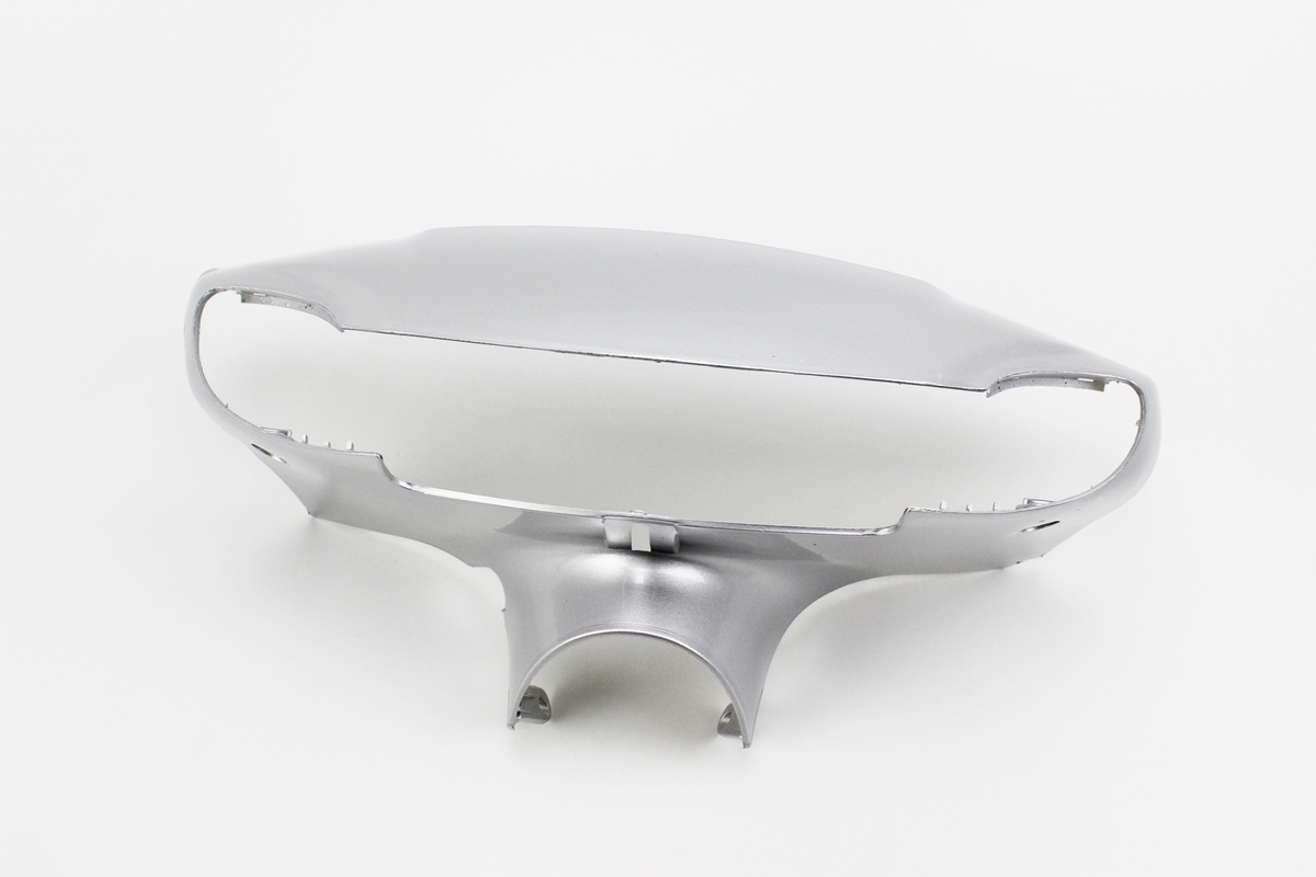 Yamaha JOG SA-16 пластик - керма передній "голова", СІРИЙ