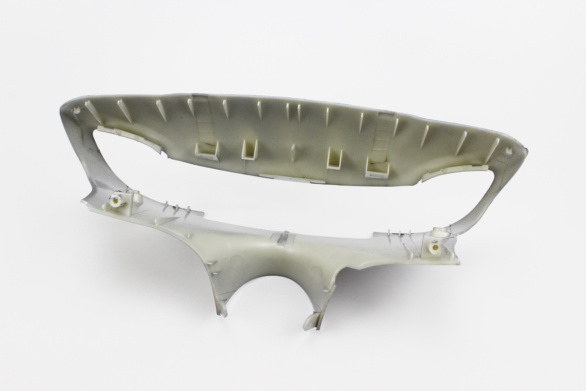 Yamaha JOG SA-16 пластик - керма передній "голова", СІРИЙ - Зображення 3