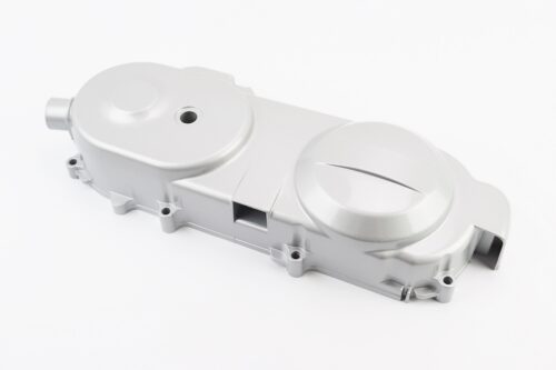 Крышка вариатора 40см короткая - 10" серебристая (без втулки бендикса)