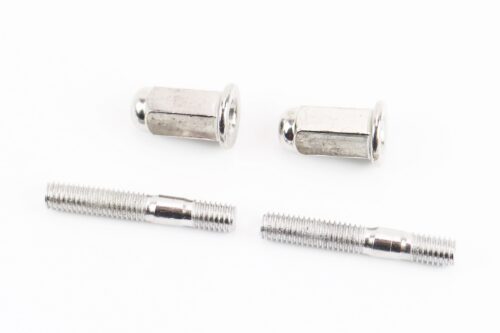 Шпилька M6x38 (GY6 глушителя) + гайка, к-кт 4 детали