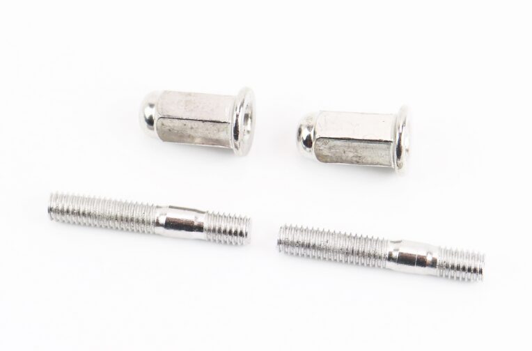 Шпилька M6x38 (GY6 глушителя) + гайка, к-кт 4 детали