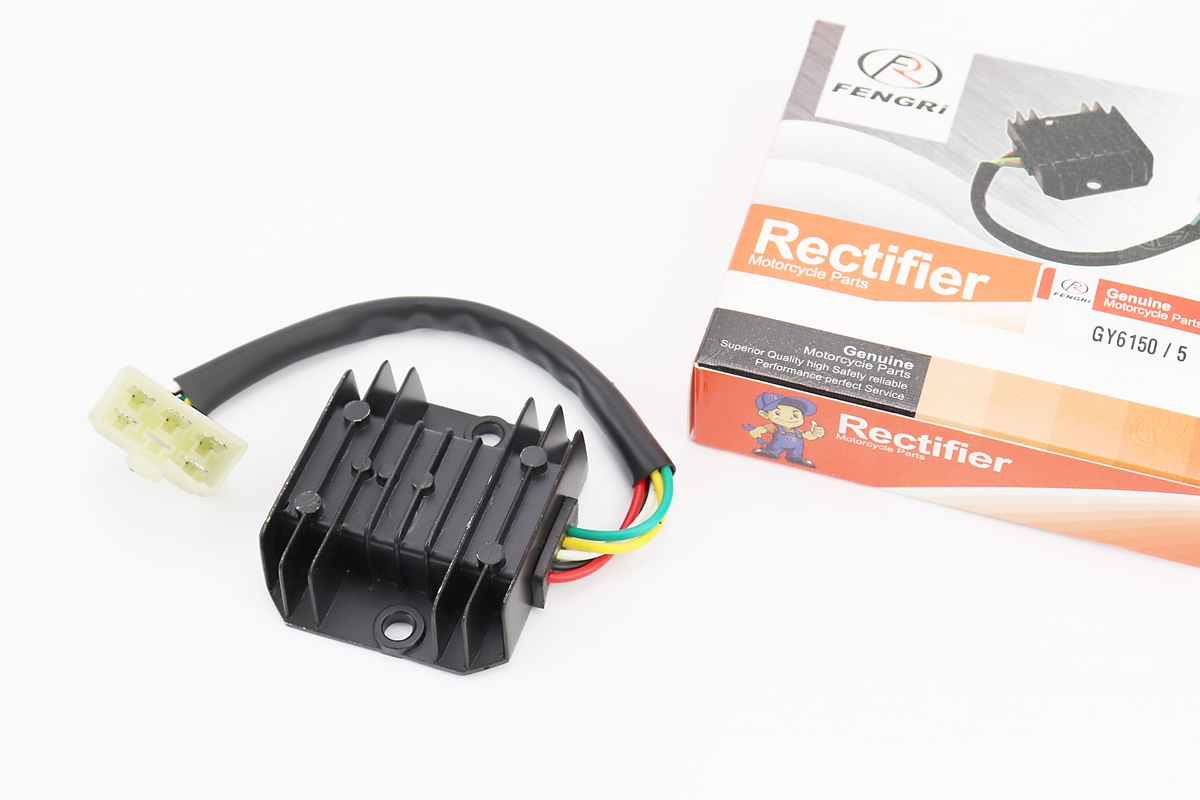 Реле-регулятор напруги 5 дротів - "5" (роз'єм великий "тато"), від 5шт -10%