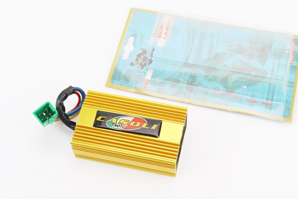 Коммутатор CDI - 110cc, TUNING "золотистый" (92x56мм)