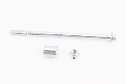 Ось переднего колеса d10mm; L185mm + втулка, гайка, тип 2