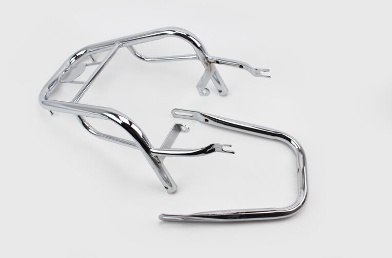 Багажник задний + подножки “ХРОМ” + откидная грузовая боковая платформа (лев, прав.), к-кт, тип 2