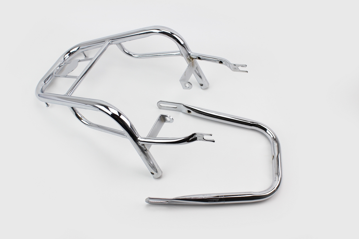 Багажник задній + підніжки "ХРОМ" + відкидна вантажна бічна платформа (лів, прав.), к-кт, тип 2