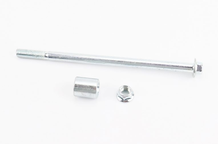 Ось переднего колеса d10mm; L180mm + втулка, гайка