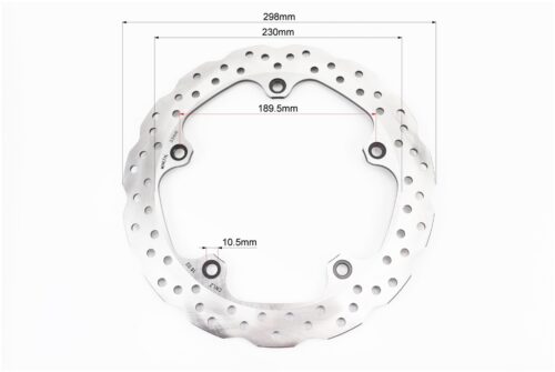 Loncin LX650DS/LX650-2A Диск тормозной передний D-298mm — изображение 2