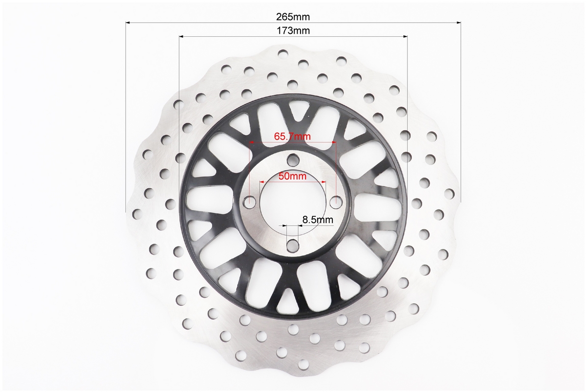X-Road Light 200 Диск тормозной передний D-265mm — изображение 2