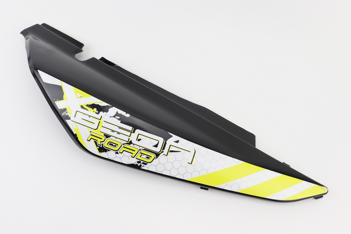X-Road Light 200-250 пластик - задний боковой правый, ЧЕРНЫЙ с желтым рисунком