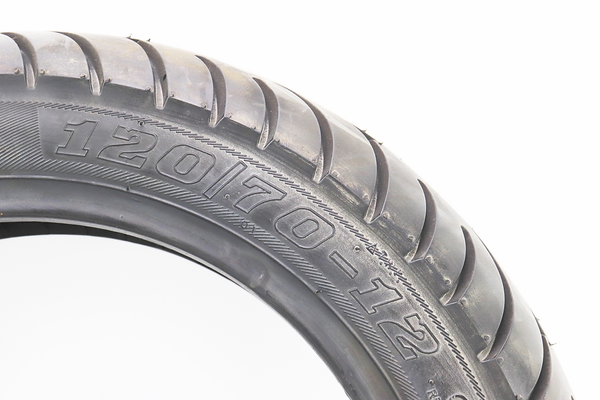 Шина 120/70-12 безкамерна, шосейний малюнок 6002 - Зображення 2