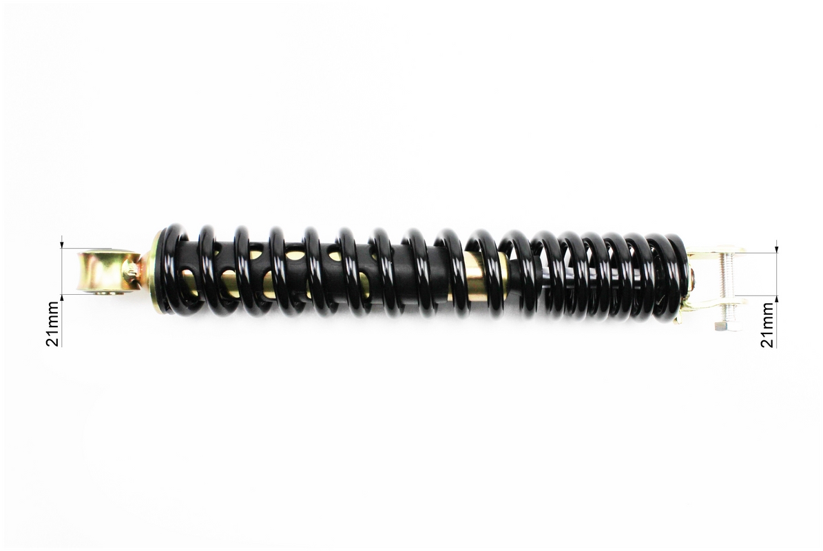 Амортизатор задній GY6/Honda - 290мм*d43мм (втулка 10мм / вилка 8мм), чорний, від 3шт -8% - Зображення 3