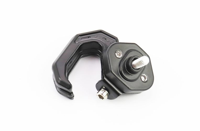 Крючок вещевой (метал) двойной TUNING, ЧЕРНЫЙ