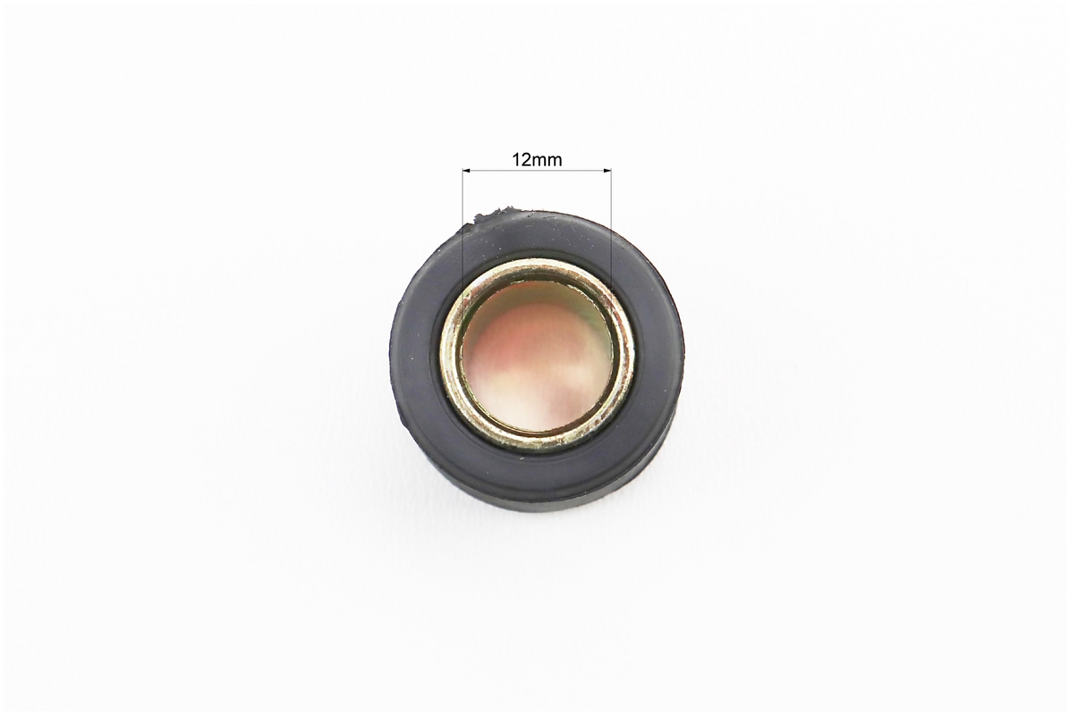 Сайлентблок амортизатора + втулка 12мм к-кт, ЧОРНИЙ - Зображення 3