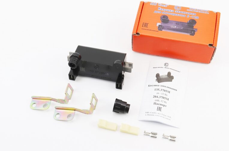 Катушка для микропроцессорного зажигания 135.3705М 6-12V Планета, с креплением