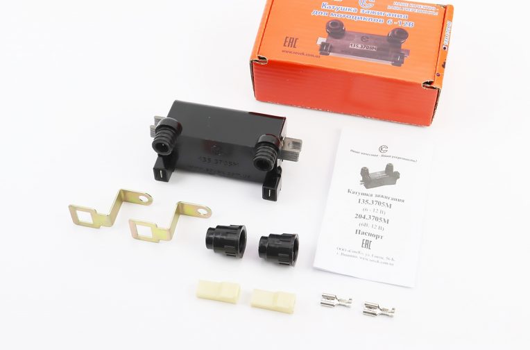 Катушка для микропроцессорного зажигания 135.3705М 6-12V с креплением