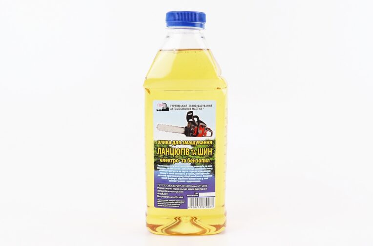 Масло минеральное для смазки режущих цепей пил, светлое 800ml