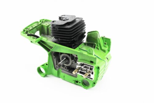 Блок двигателя в сборе 45cc 43mm, зеленый картер, черный цилиндр