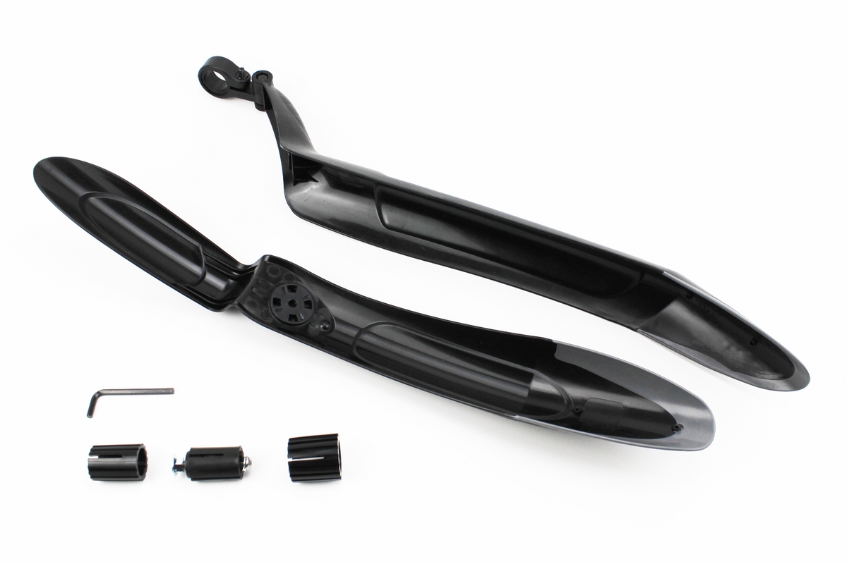 Крылья пластмассовые 24-26" MTB, чёрные SMG-661 — изображение 2