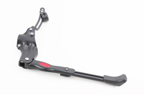 Подножка боковая задняя телескопическая для 24"- 29", с изменяемым углом крепления, алюминиевая, чёрная HS-003 — изображение 2