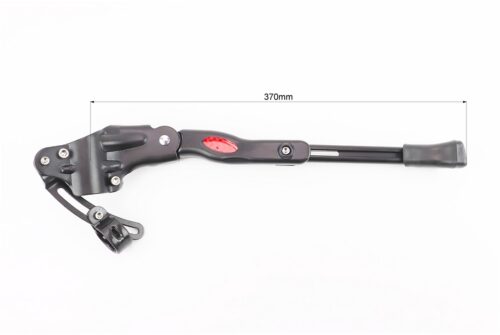 Подножка боковая задняя телескопическая для 24"- 29", с изменяемым углом крепления, алюминиевая, чёрная HS-003 — изображение 3