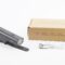 Фонарь передний 1 диод 400 lumen алюминиевый, Li-ion 3,7V 2000mAh зарядка от USB, влагозащитный, чёрный EOS200