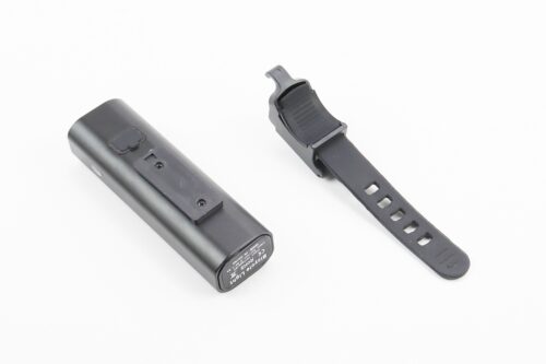 Фонарь передний 1 диод 400 lumen алюминиевый, Li-ion 3,7V 2000mAh зарядка от USB, влагозащитный, чёрный EOS200 — изображение 2
