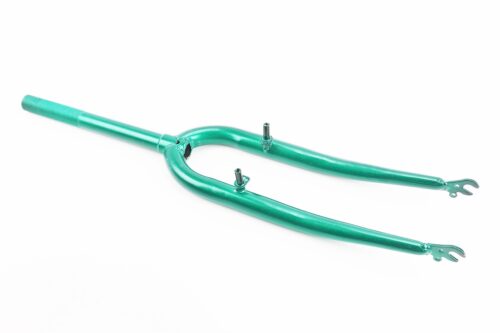Вилка 26" з різьбою 1" (25,4мм), шток 240мм, V-brake, зелена
