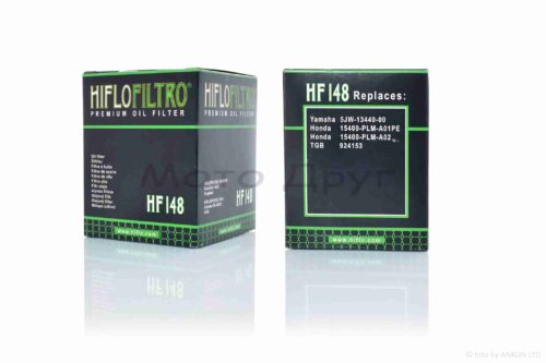 Фильтр масляный мото  HF148  D65/H85  "HIFLO"  ТАЙЛАНД — изображение 2