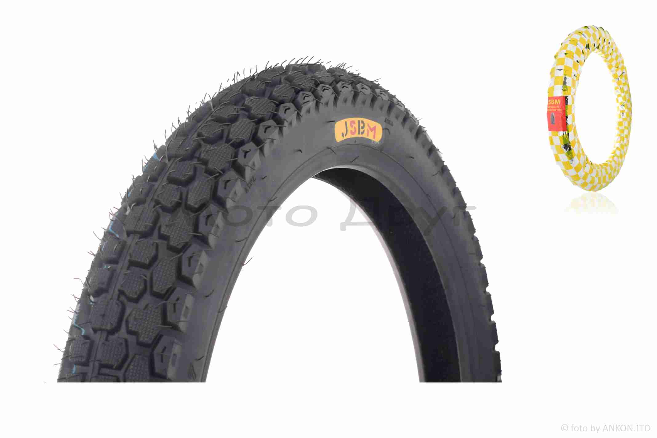 Покрышка мото 17" 2.75-17 TT, 6PR, 40%, 47J "JSBM" #GMC-29