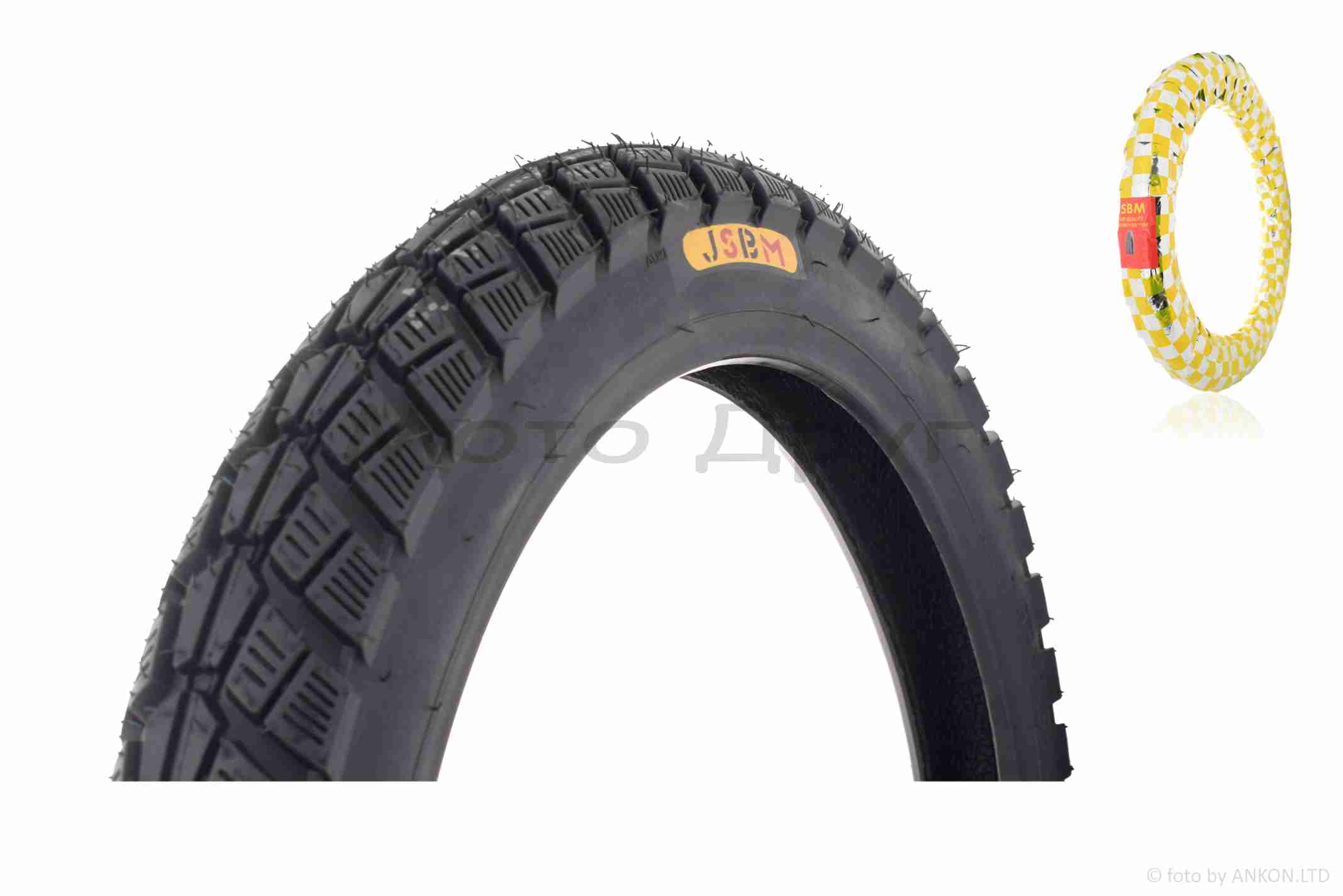 Покрышка мото 17" 2.75-17 TT, 6PR, 40%, 47J "JSBM" #GMT-02B
