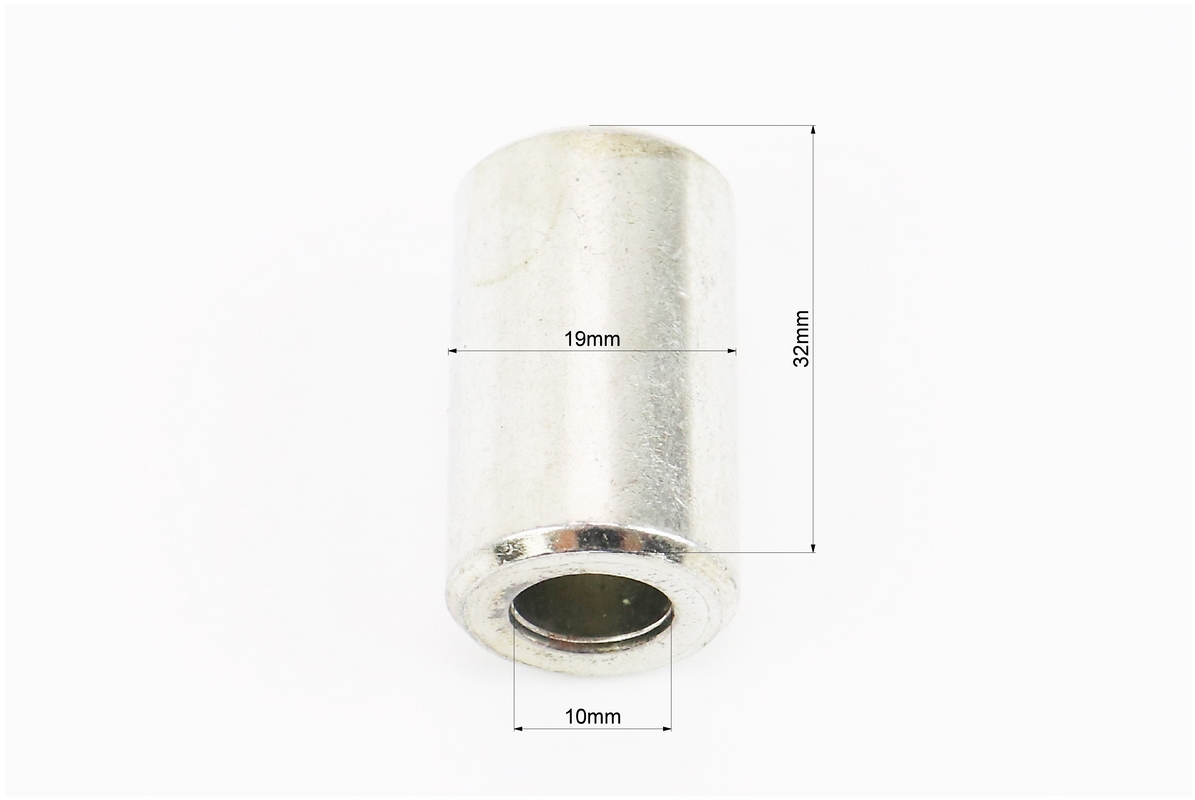 Втулка переднего колеса Honda TACT AF-24/30 (d19/10mm L32mm) — изображение 2