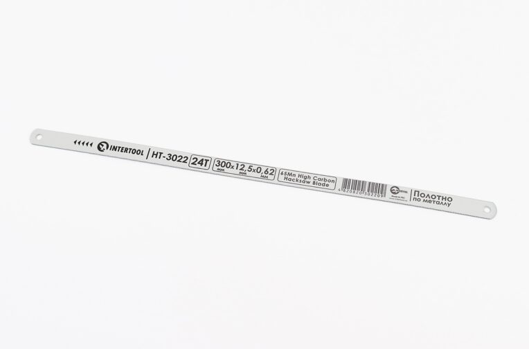 Полотно ножовочное по металлу 300х12,5х0,62 24T 65 Mn High Carbon HT-3022