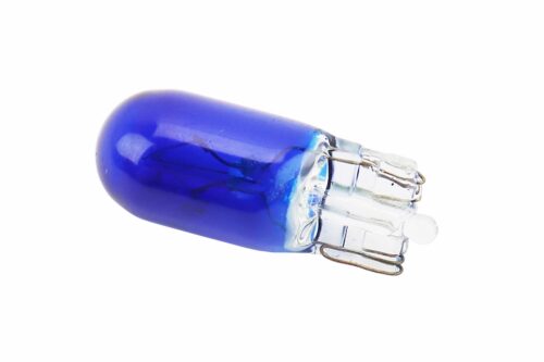 Лампа поворота (синяя без цоколя) 12V/3W T10, 10 шт.