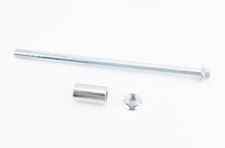 Ось переднего колеса d12mm; L243mm + втулка, гайка