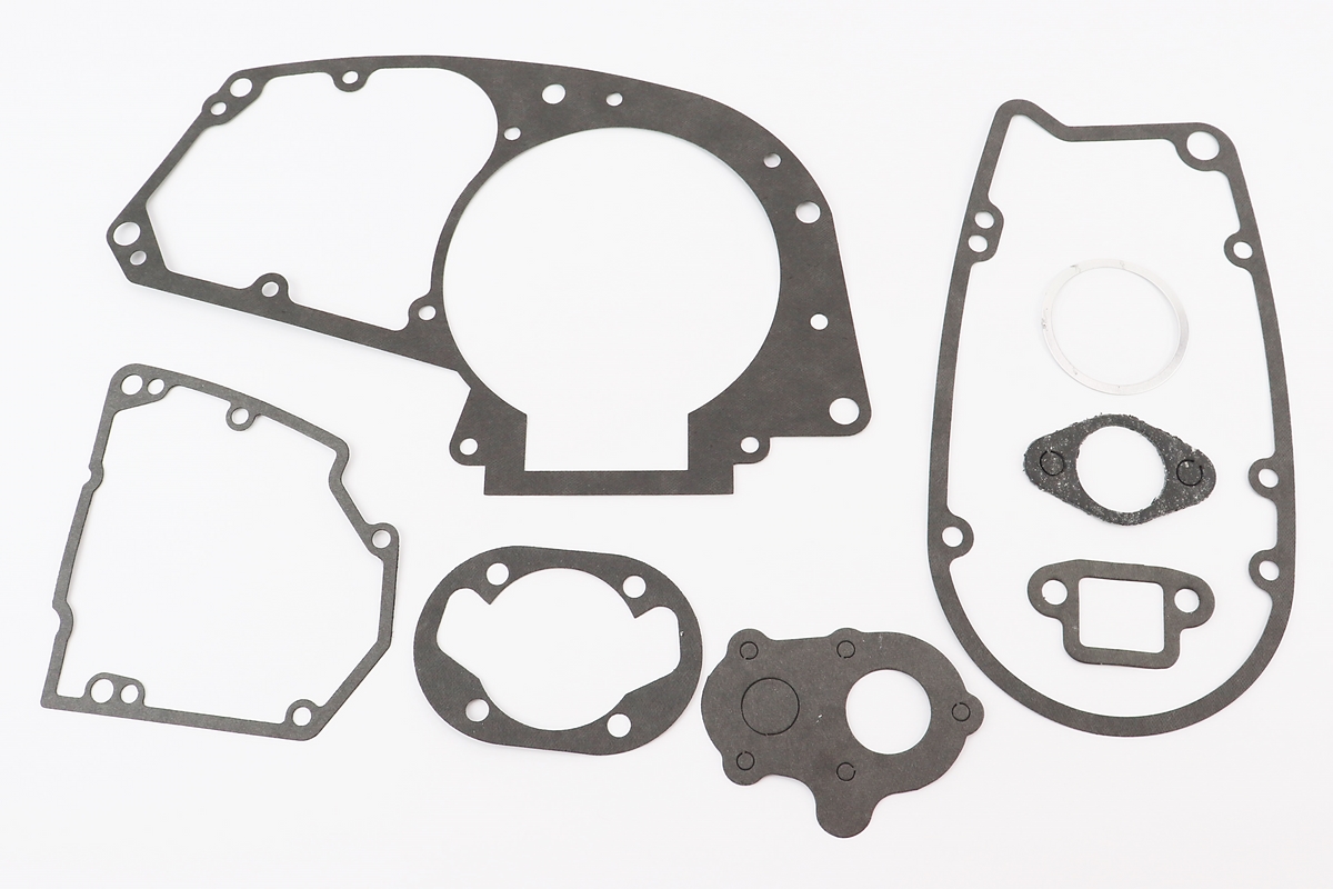 Прокладки двигуна Мінськ 12V, к-кт 8 деталей, (папір, алюміній)