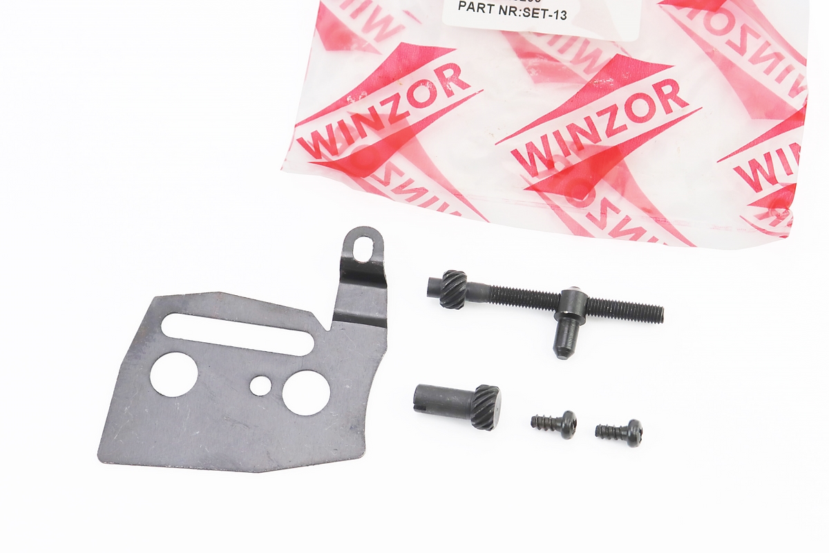 Натяжитель цепи боковой (червячный) + пластина тормоза к-кт 4500/5200