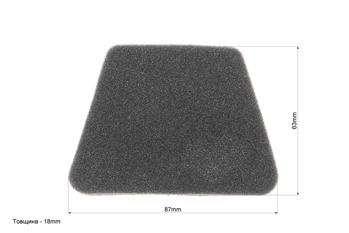 Фільтр повітряний - елемент (поролон) 350/351/352/370/371/420 (різні кольори) - Зображення 2