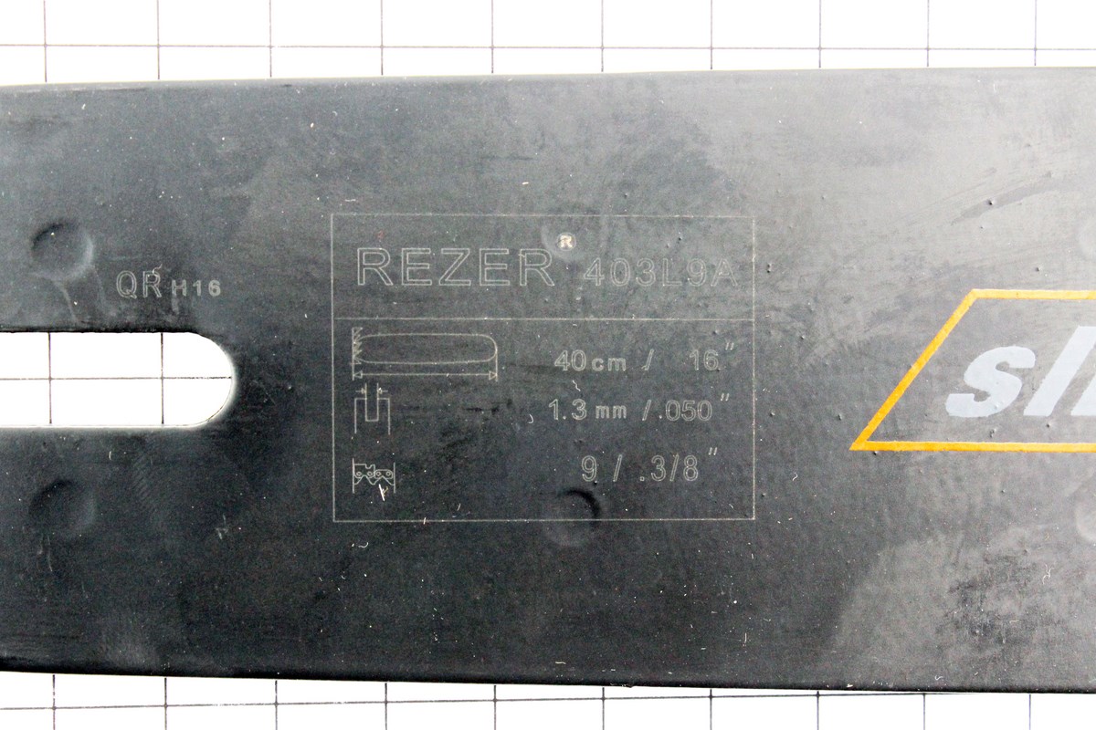 Шина 16"-1,3mm 3/8" 56-57зв L-45см, отв. натягувача - овал - Зображення 4