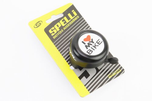 Звонок механический "I love my Bike", чёрный SBL-610