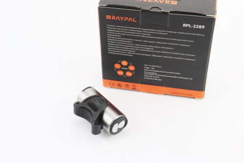 Фонарь передний 1 диод 350 lumen алюминиевый, Li-ion 3.7V 1200mAh зарядка от USB, влагозащитный, серый RPL-2289 — изображение 2
