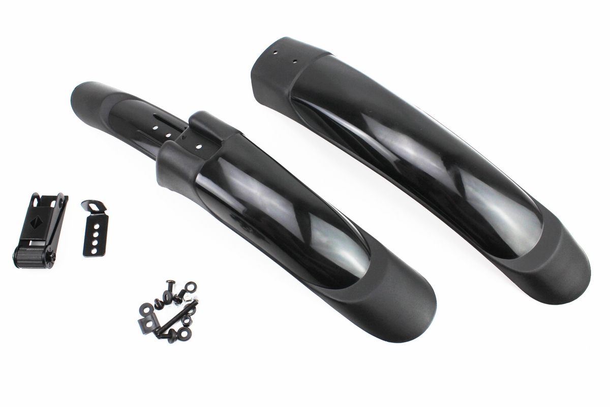 Крылья пластмассовые 24-26" MTB, чёрные FL-612, от 10шт -12%