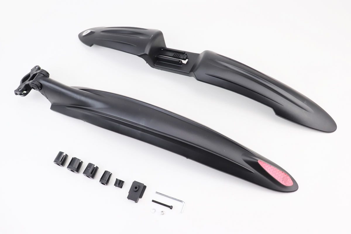 Крылья пластмассовые 24-26" MTB, чёрные YJ-0292
