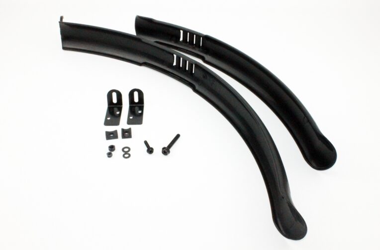 Крылья пластмассовые 26″ MTB длинные, чёрные SMG-613