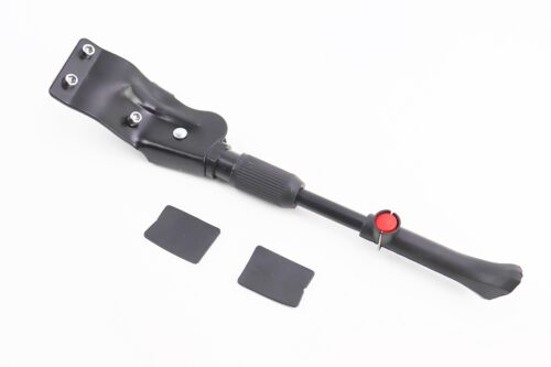 Подножка боковая задняя телескопическая для 24"- 26", крепление за перо рамы, чёрная HS-006B