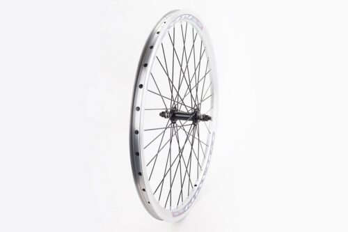 Колесо 24" переднее V-brake, обод "капля" алюминиевый, втулка 14Gх36H, крепл. гайка, "GRAVITY"
