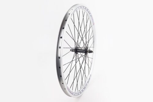 Колесо 24" переднее V-brake, обод "капля" алюминиевый, втулка 14Gх36H, крепл. гайка, "GRAVITY" — изображение 2