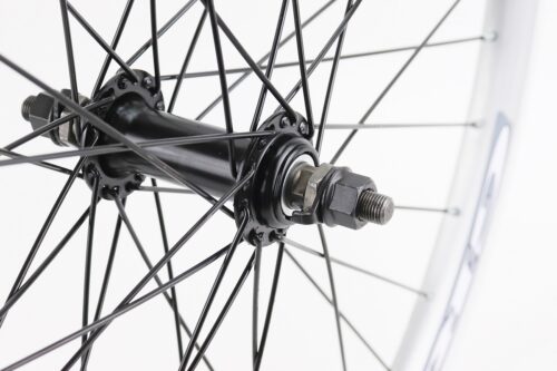 Колесо 24" переднее V-brake, обод "капля" алюминиевый, втулка 14Gх36H, крепл. гайка, "GRAVITY" — изображение 3