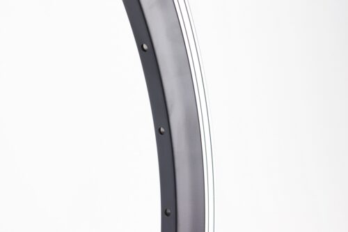 Обод 26" (559x17) V-brake, 14Gх36H алюминиевый, чёрный "CZL" — изображение 2