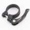 Зажим (хомут) трубы сиденья MTB 34,9мм, крепл. эксцентрик, алюминиевый, чёрный AT-109